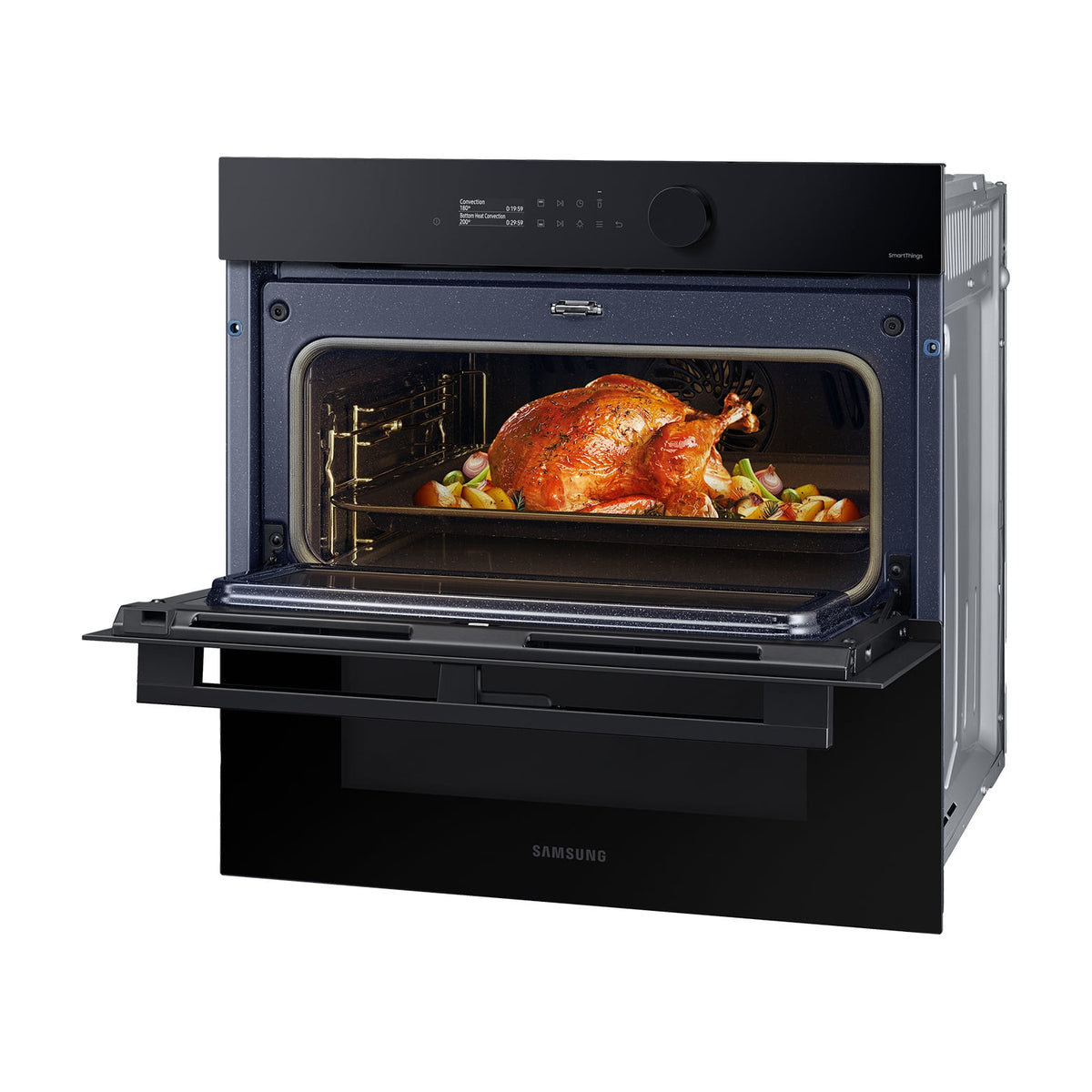 Horno pirolítico Samsung NV7B5750TDK/U1 de 76 l con Dual Cook Flex
