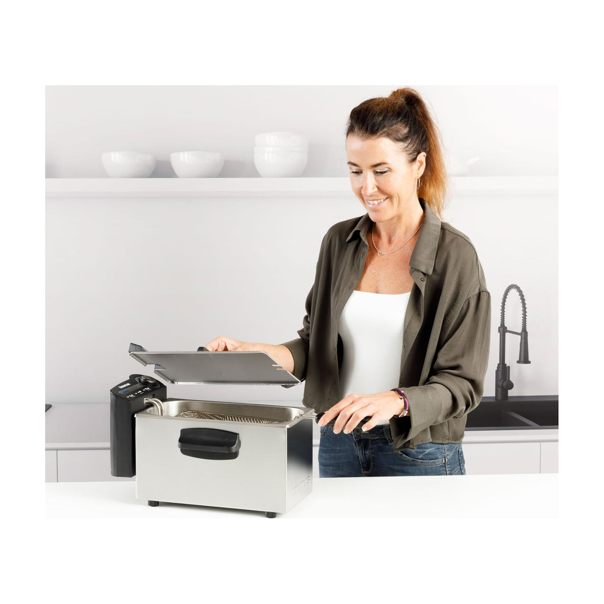Freidora de aceite Taurus Professional 4, 4 l y 2200 W