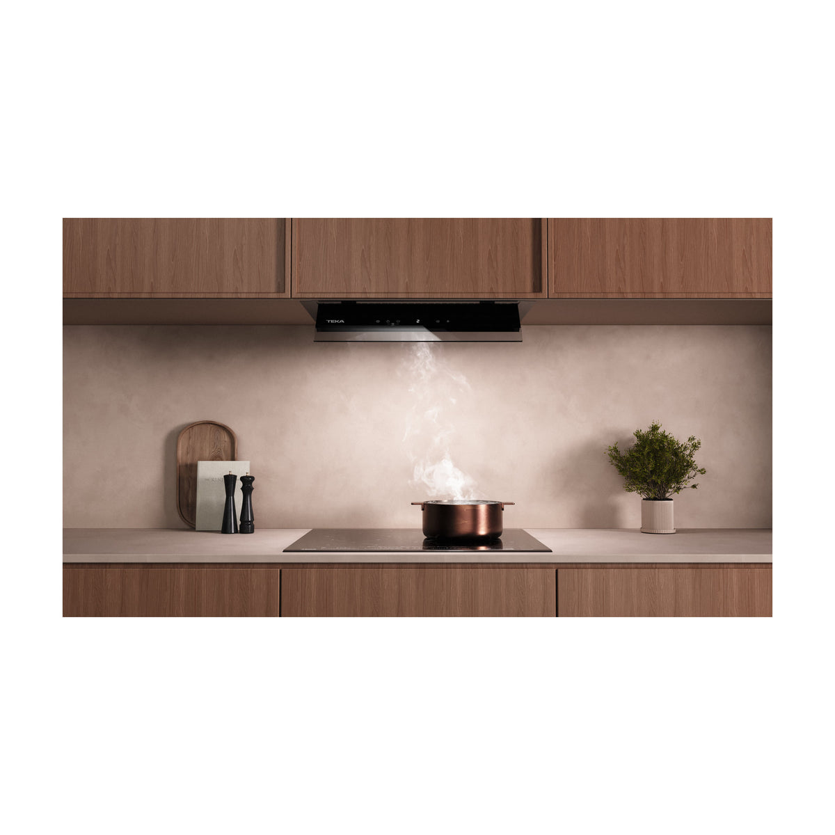 Campana integrable Teka Integra Pro GFI 66370 TOS BK, 60 cm, negra