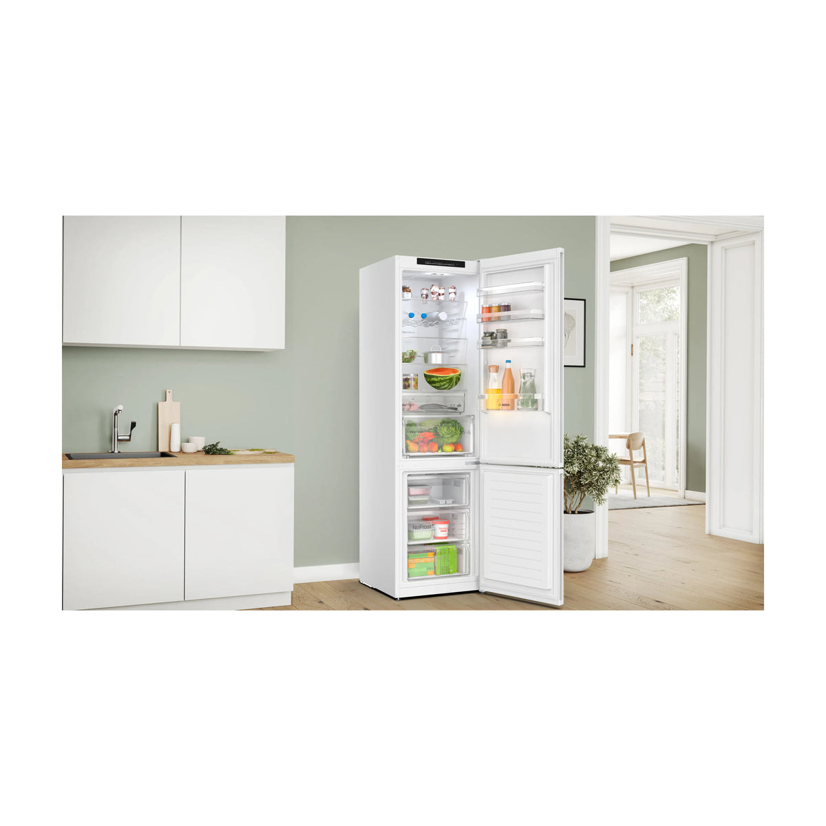 Frigorífico combi Bosch KGN392WCF, 363 l, Total No Frost