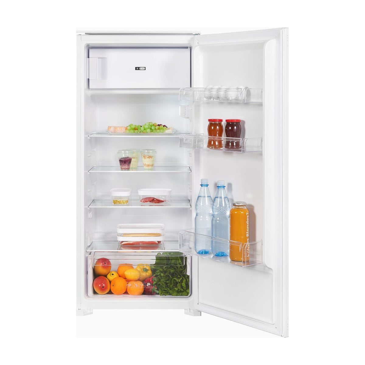 Frigorífico integrable Exquisit EKS201-4-E-040E de una puerta, 181 l, clase E