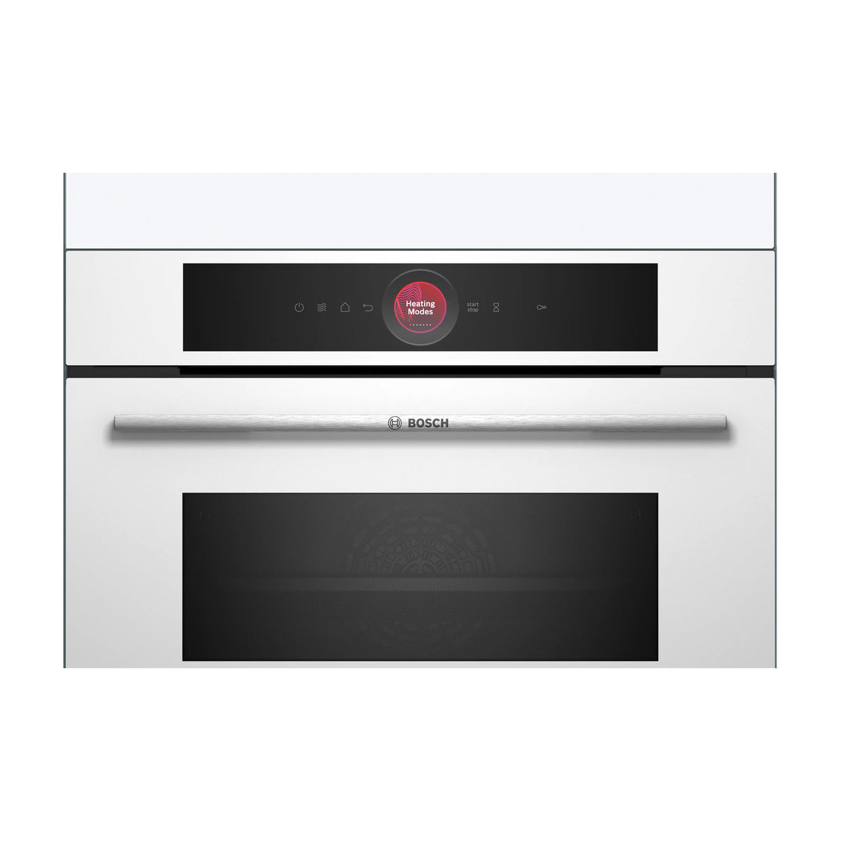 Horno compacto con microondas Bosch CMG7241W1, 45 l, blanco