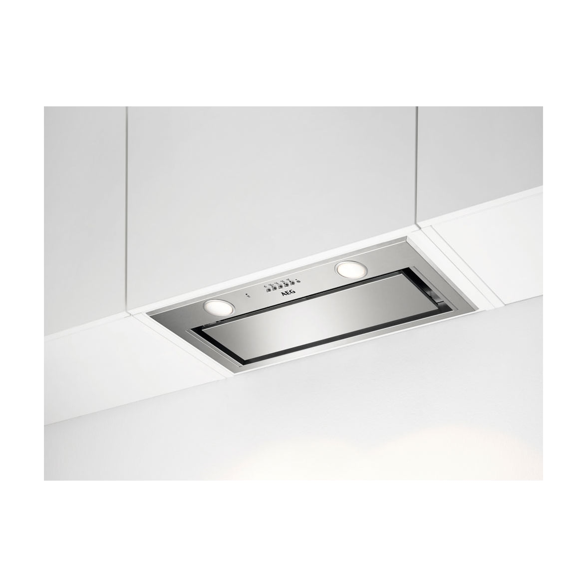 Grupo filtrante AEG DGE5661HM de 54 cm con Hob2Hood e inox antihuellas