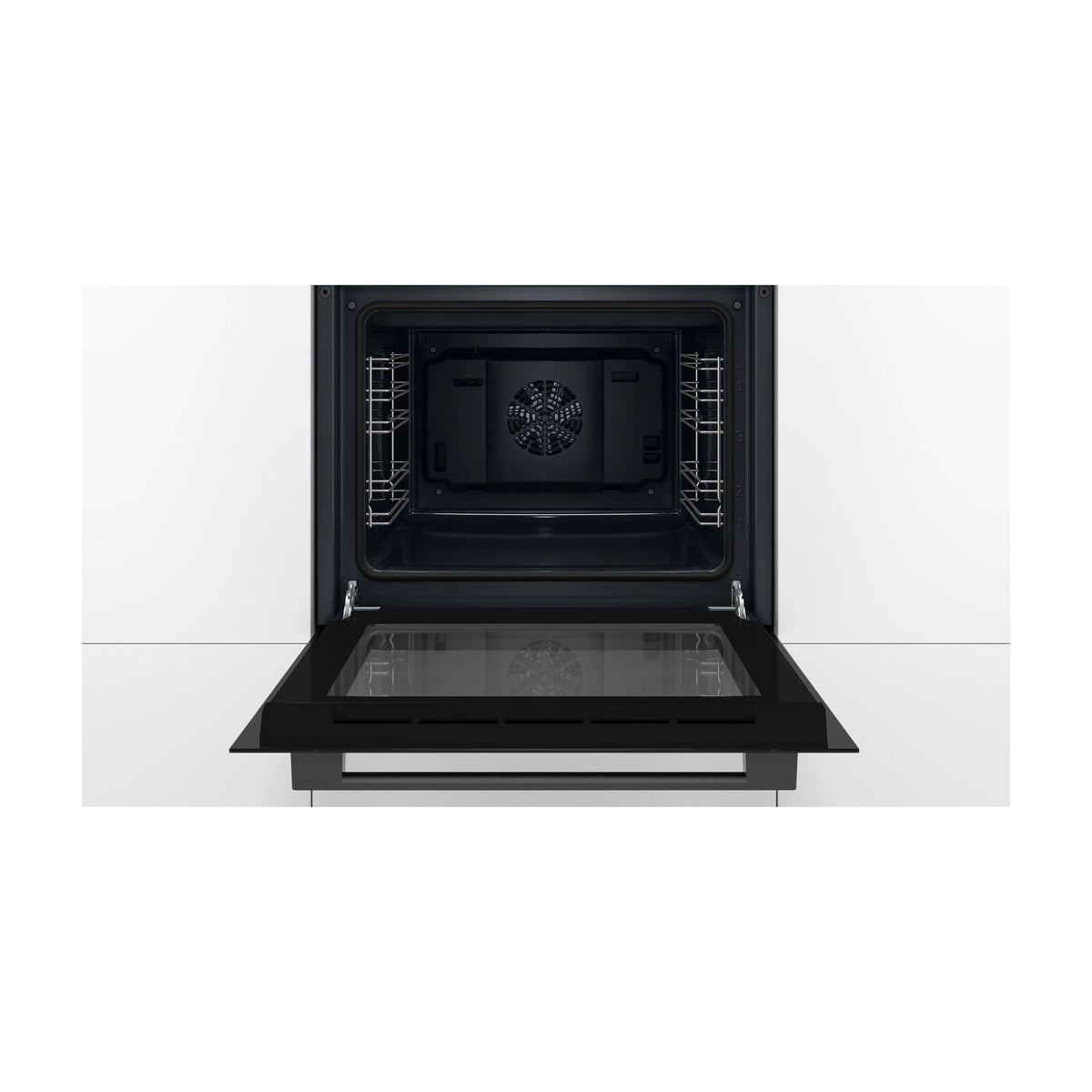 Horno multifunción Bosch HBF011BA2 de 66 l con aire caliente 3D, negro