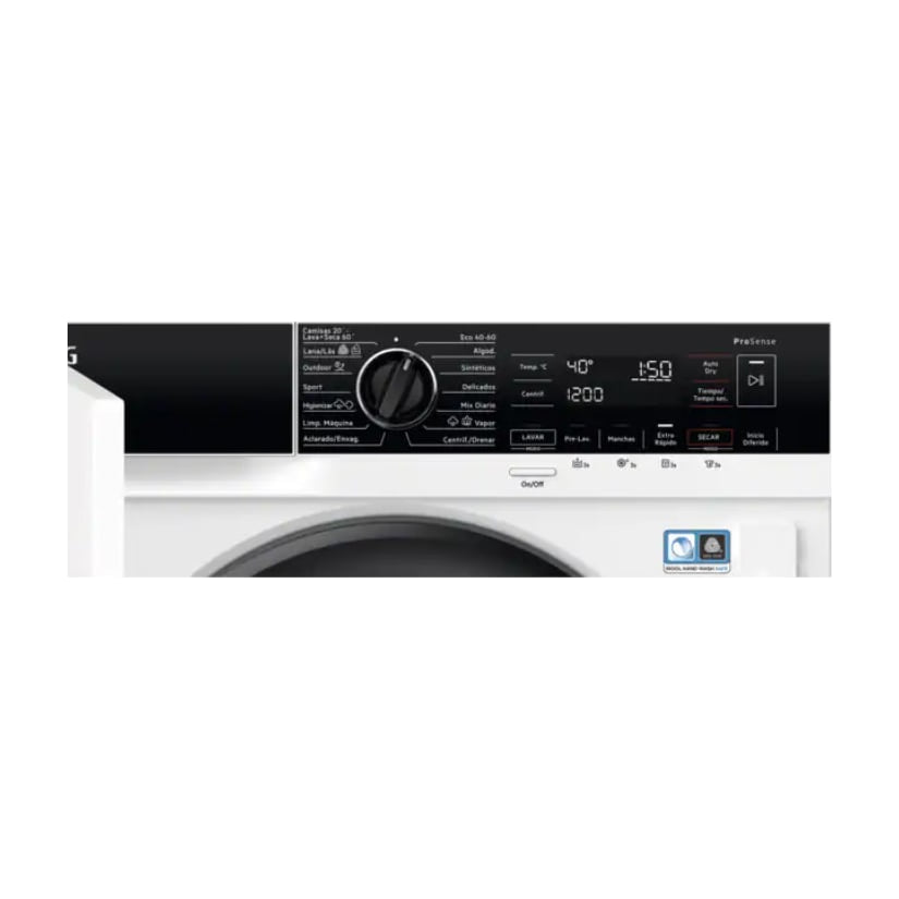 Lavasecadora integrable AEG LWN8E8636F de 8/4 kg y 1600 rpm