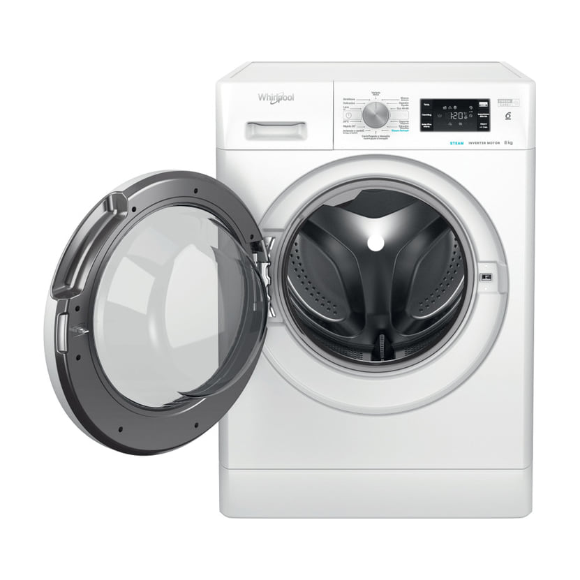 Lavadora Whirlpool FFB 8258 WV SP, 8 kg y 1200 rpm