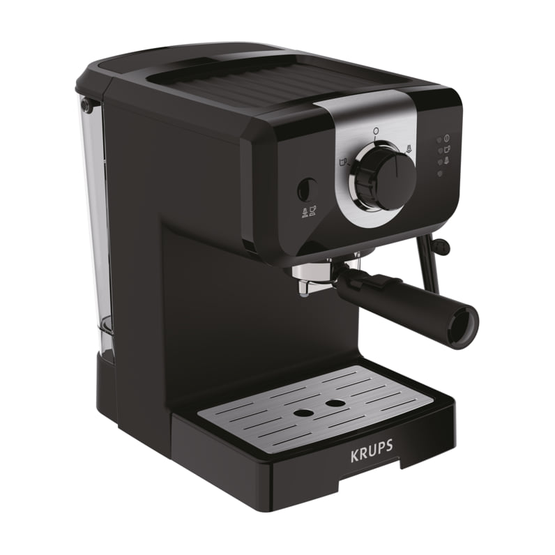 Cafetera espresso Krups Opio XP320810, 15 bares y vaporizador