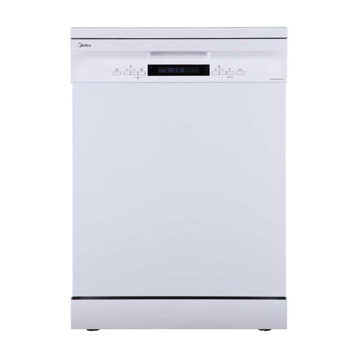 Lavavajillas Midea MFD60S300W.2-ES, 15 cubiertos y Wi-Fi