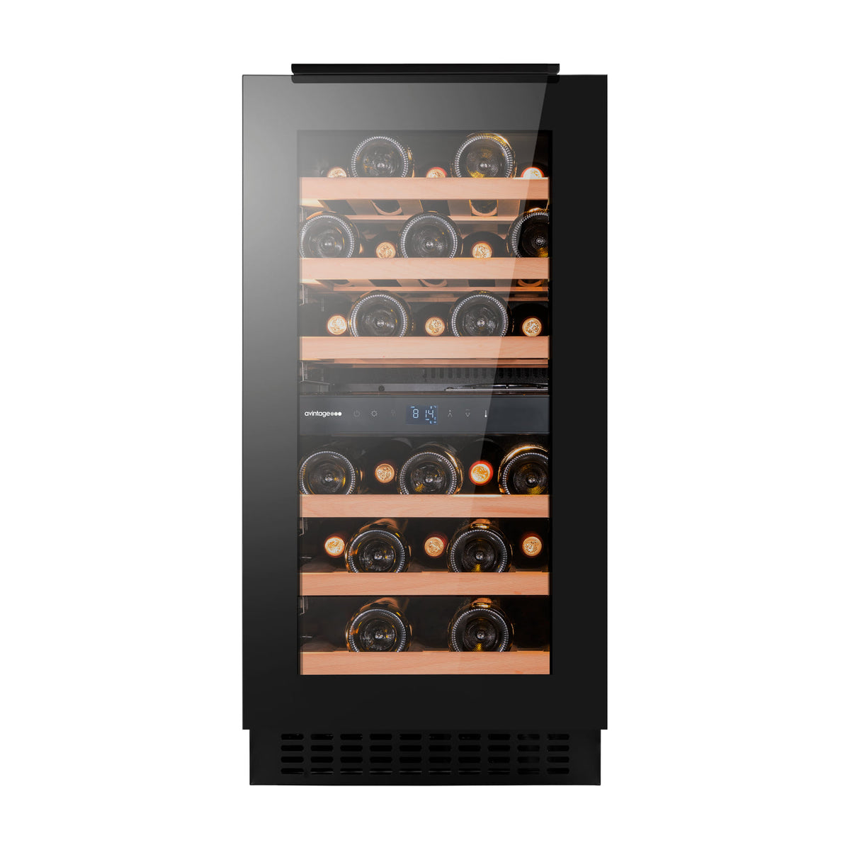Vinoteca Avintage AVU41D82 integrable, 29 botellas y doble zona