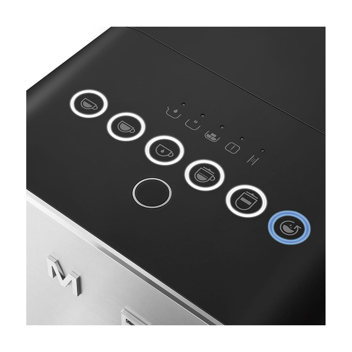 Cafetera superautomática Smeg BCC13BLMEU negra, 19 bar y 10 bebidas