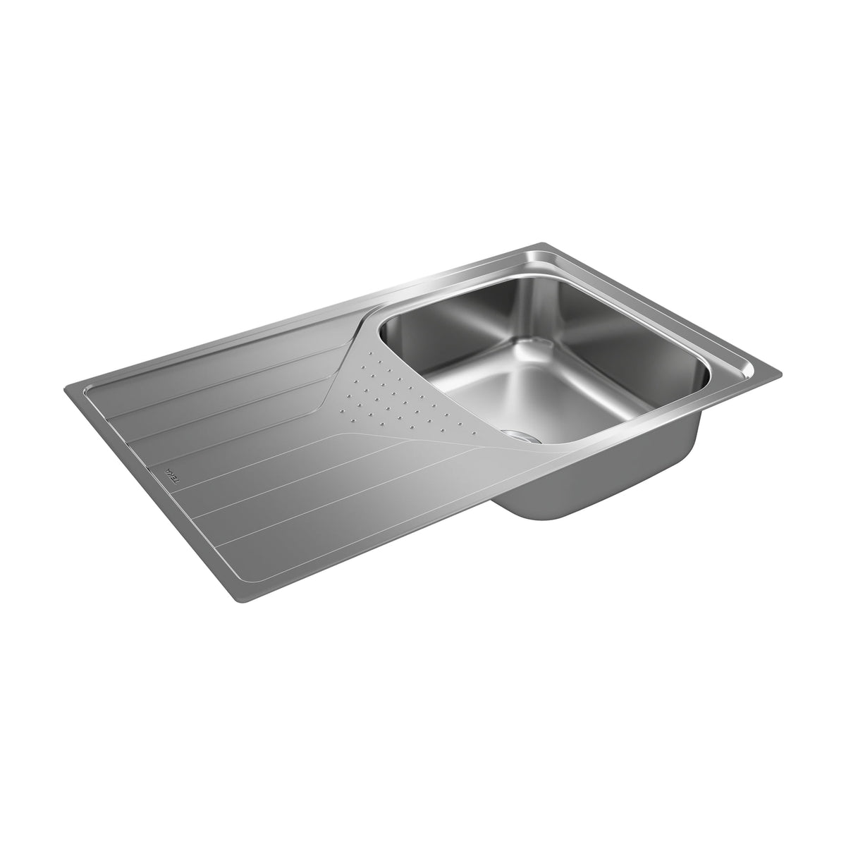 Fregadero Teka Universe 45 T-XP 1C 1E, inox con escurridor izquierdo