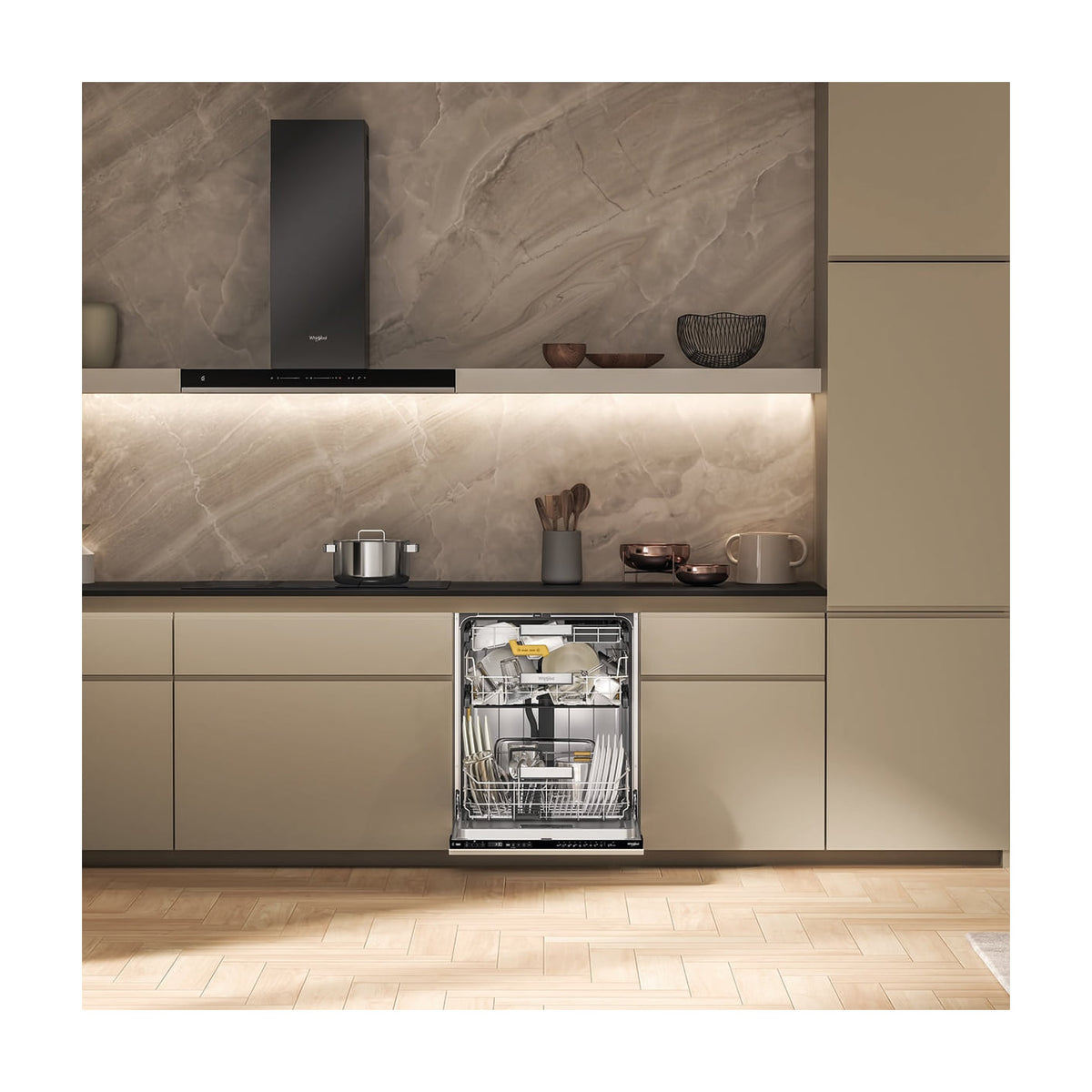 Lavavajillas integrable Whirlpool WH8IA15AM6L0, 15 cubiertos, clase A