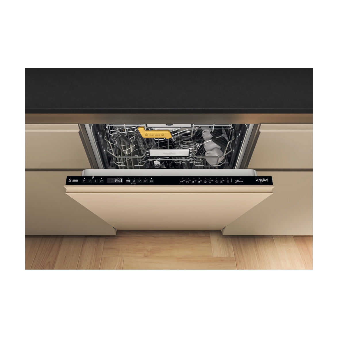 Lavavajillas integrable Whirlpool WH8IA15AM6L0, 15 cubiertos, clase A