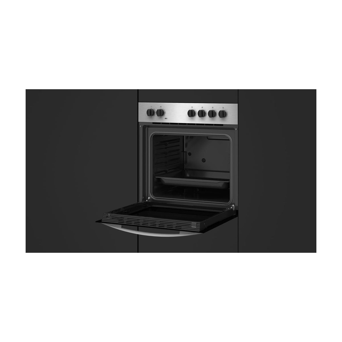 Horno convencional polivalente Teka HBE 435 ME SS, 72 l y 3 funciones