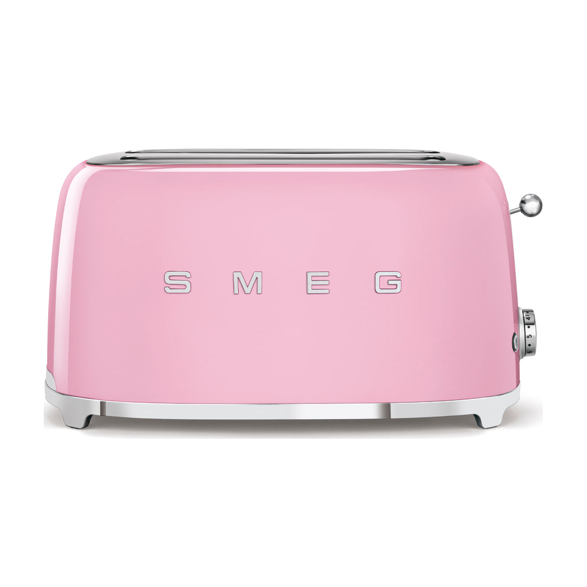 Tostadora Smeg TSF02PKEU rosa, 4 rebanadas y 1500 W