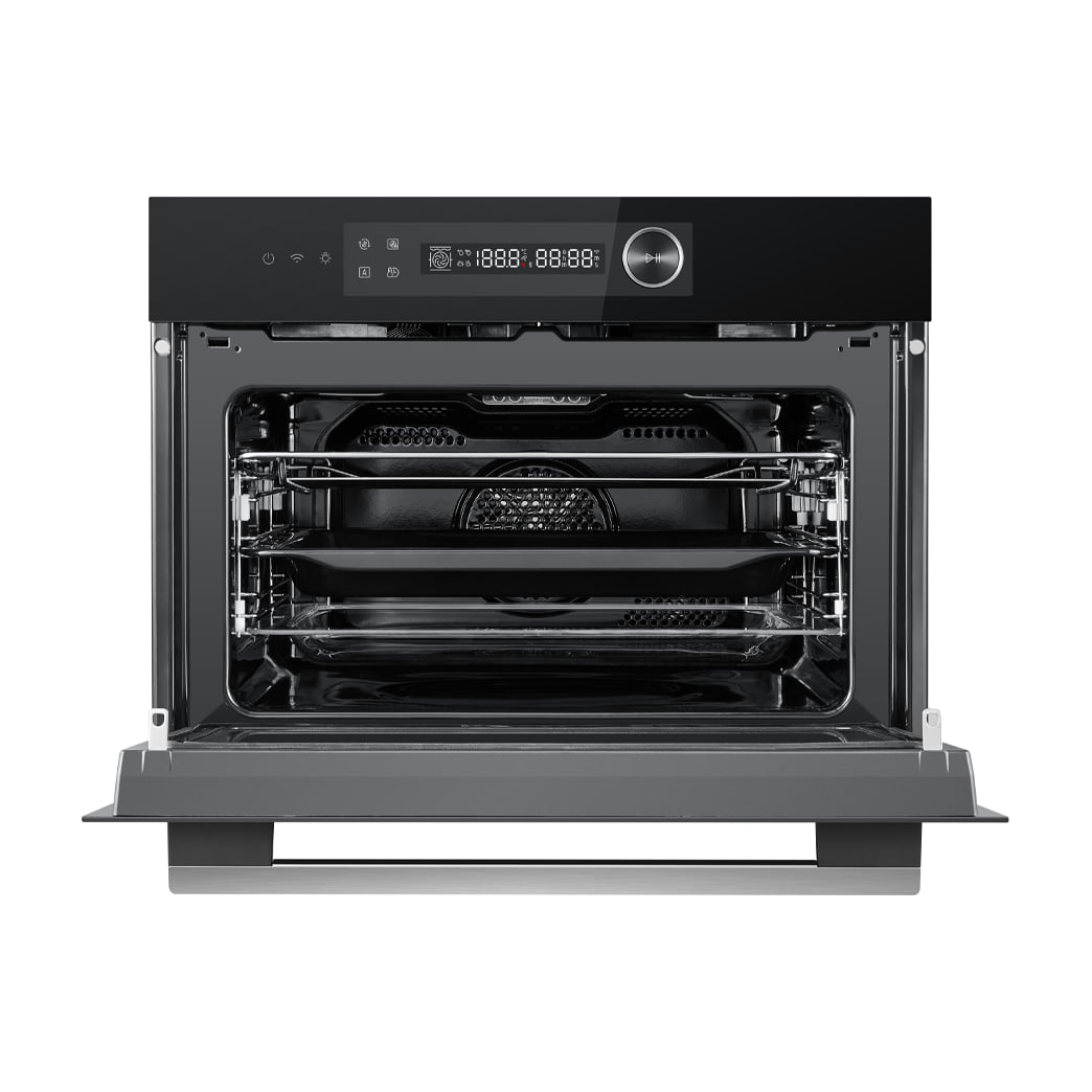 Horno compacto con microondas Midea MCOTV950E4MO-BK, 50 L y Wi-Fi