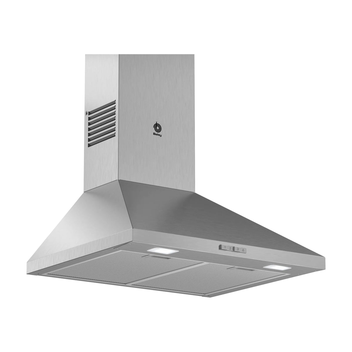 Campana decorativa de pared Balay 3BC665MX, 60 cm, acero inoxidable