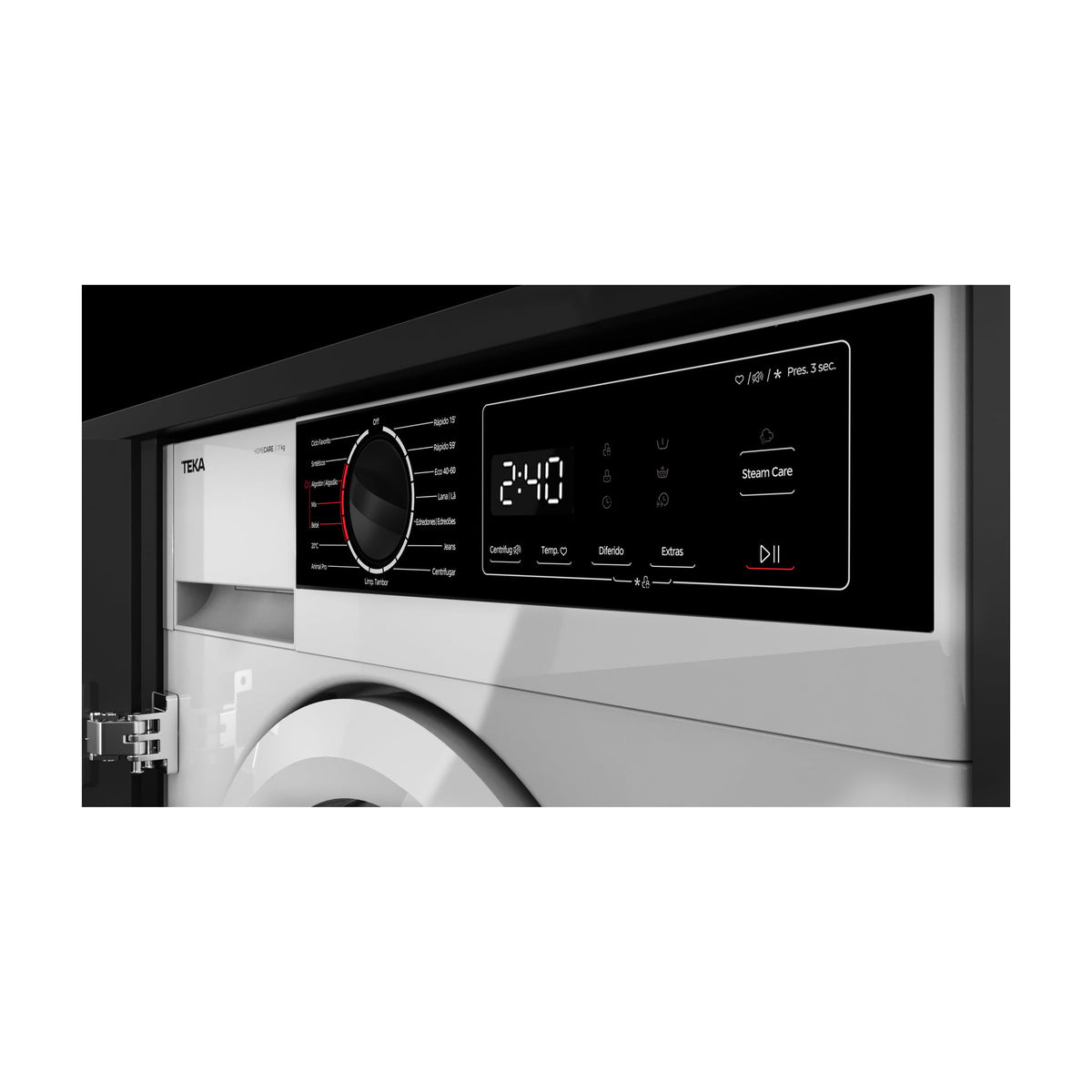 Lavadora integrable Teka WMI 40741 W SP, 7 kg y 1400 rpm