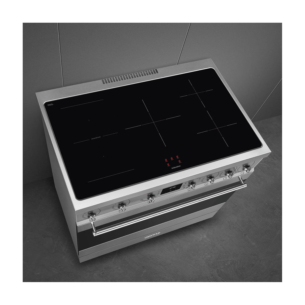 Cocina de inducción Smeg C9IMX2 con 5 zonas y horno de 115 l