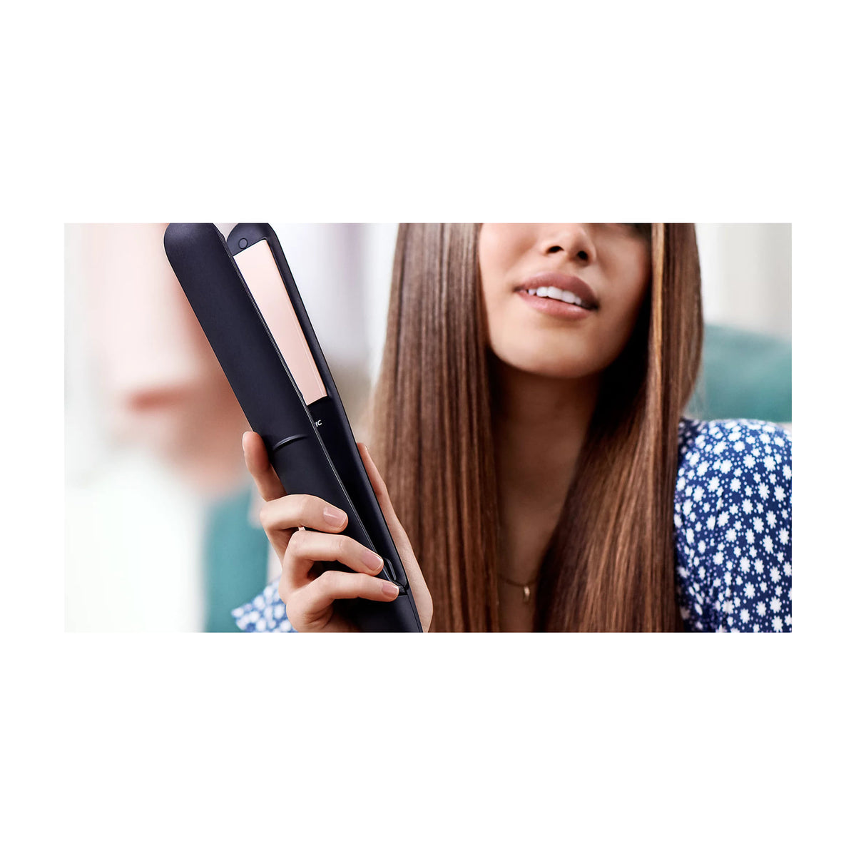 Plancha de pelo Philips BHS378/00 con ThermoProtect y placas cerámicas con queratina