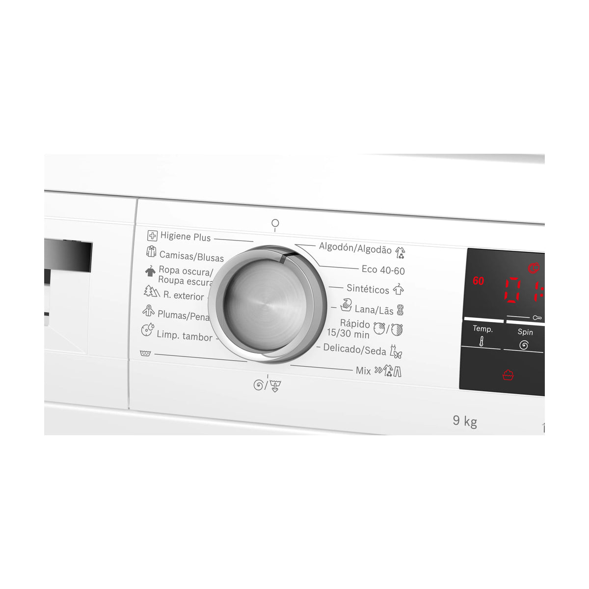 Lavadora de carga frontal Bosch WUU28T68ES de 9 kg y 1400 rpm
