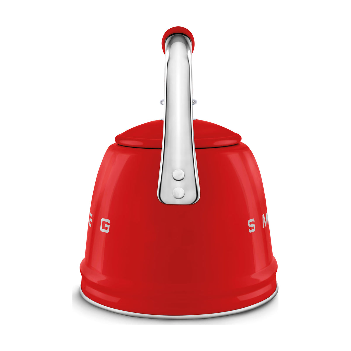 Hervidor silbante Smeg WKF01RD de 2,3 l, rojo y apto para inducción