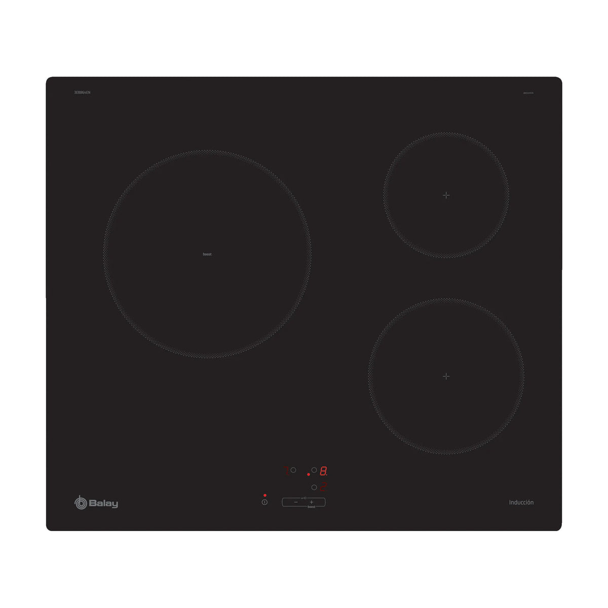 Placa de inducción Balay 3EB864EN de 60 cm con 3 zonas