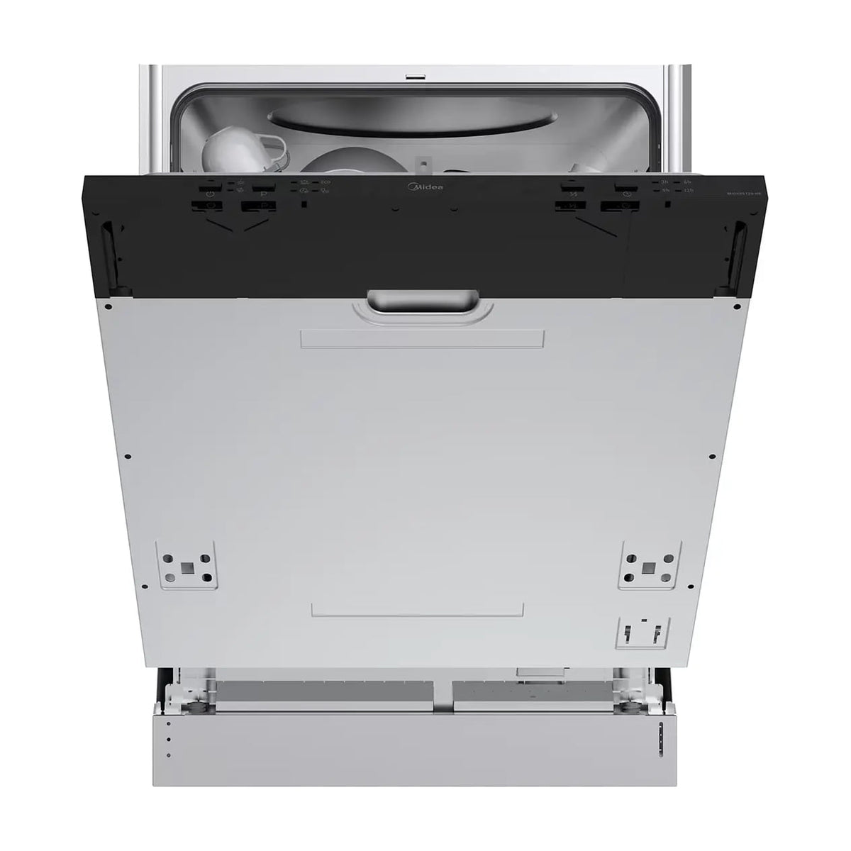 Lavavajillas integrable Midea MID60S110.2, 12 cubiertos y 49 dB