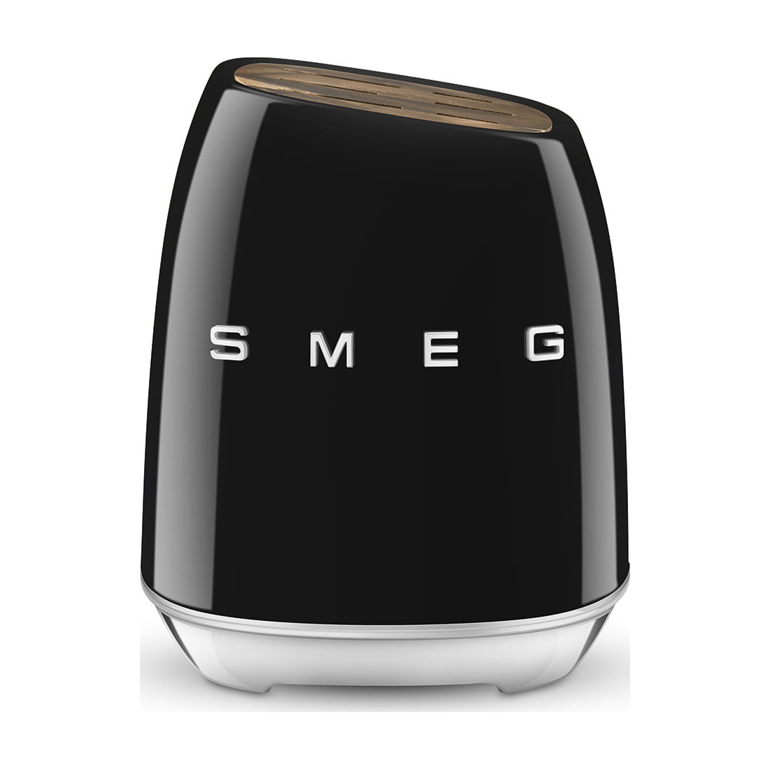 Bloque para cuchillos Smeg KBSF02BL con 6 cuchillos de acero alemán, negro