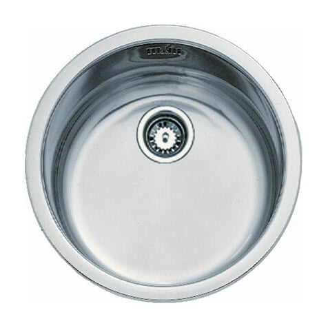 Fregadero Teka ERC 1C de acero inoxidable, circular de 45 cm