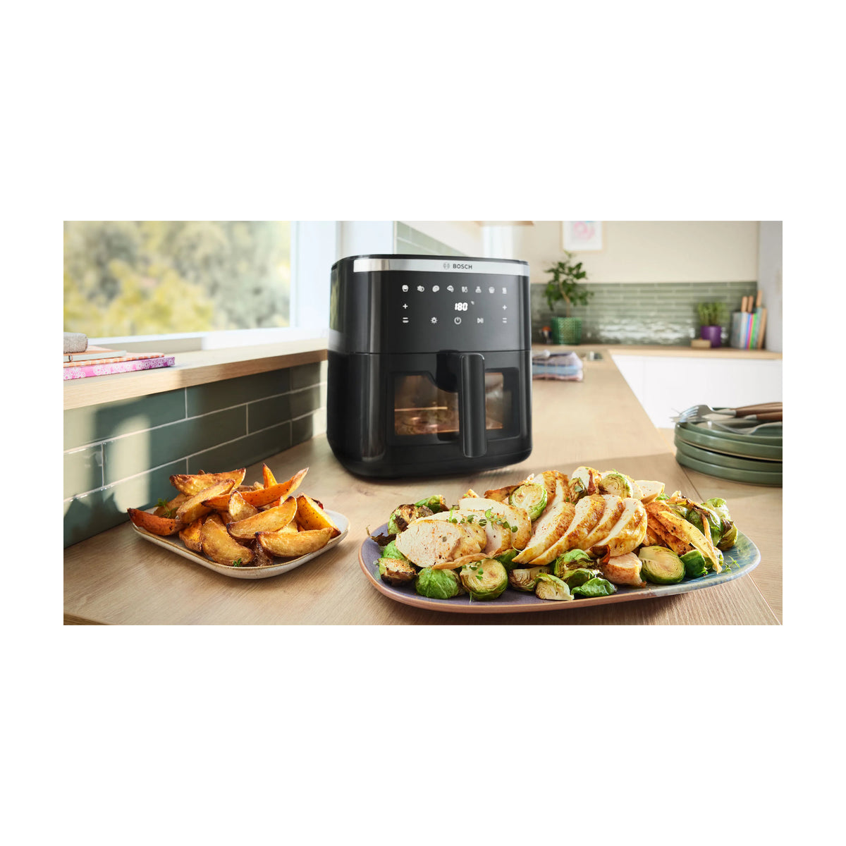 Freidora de aire Bosch MAF671B1 de 7,2 l y 1800 W