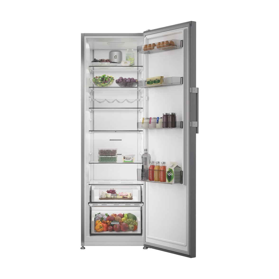 Frigorífico de una puerta Whirlpool WHMLF 6442 XP4E, 365 l, plata