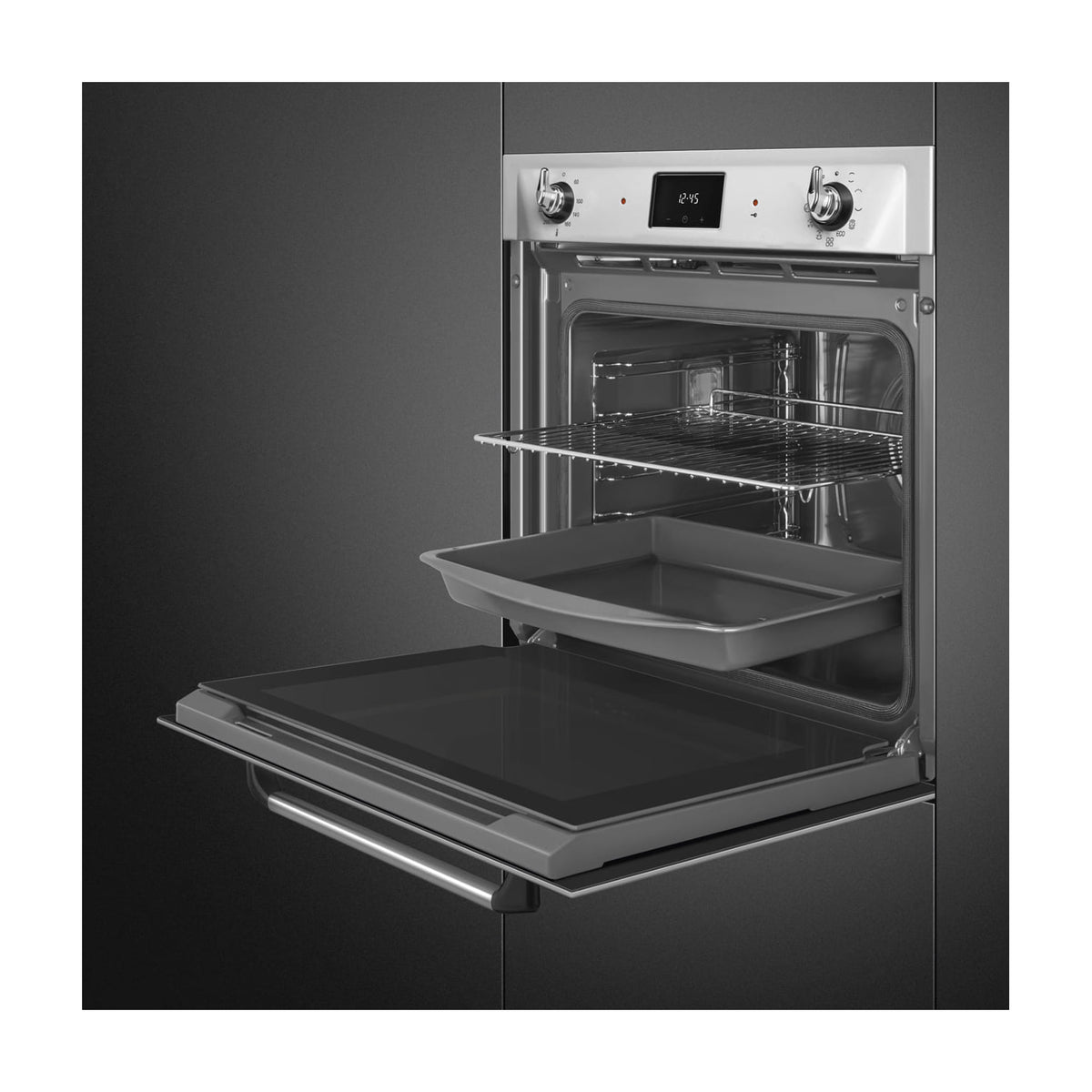 Horno multifunción Smeg SOP6900TX pirolítico de 68 litros
