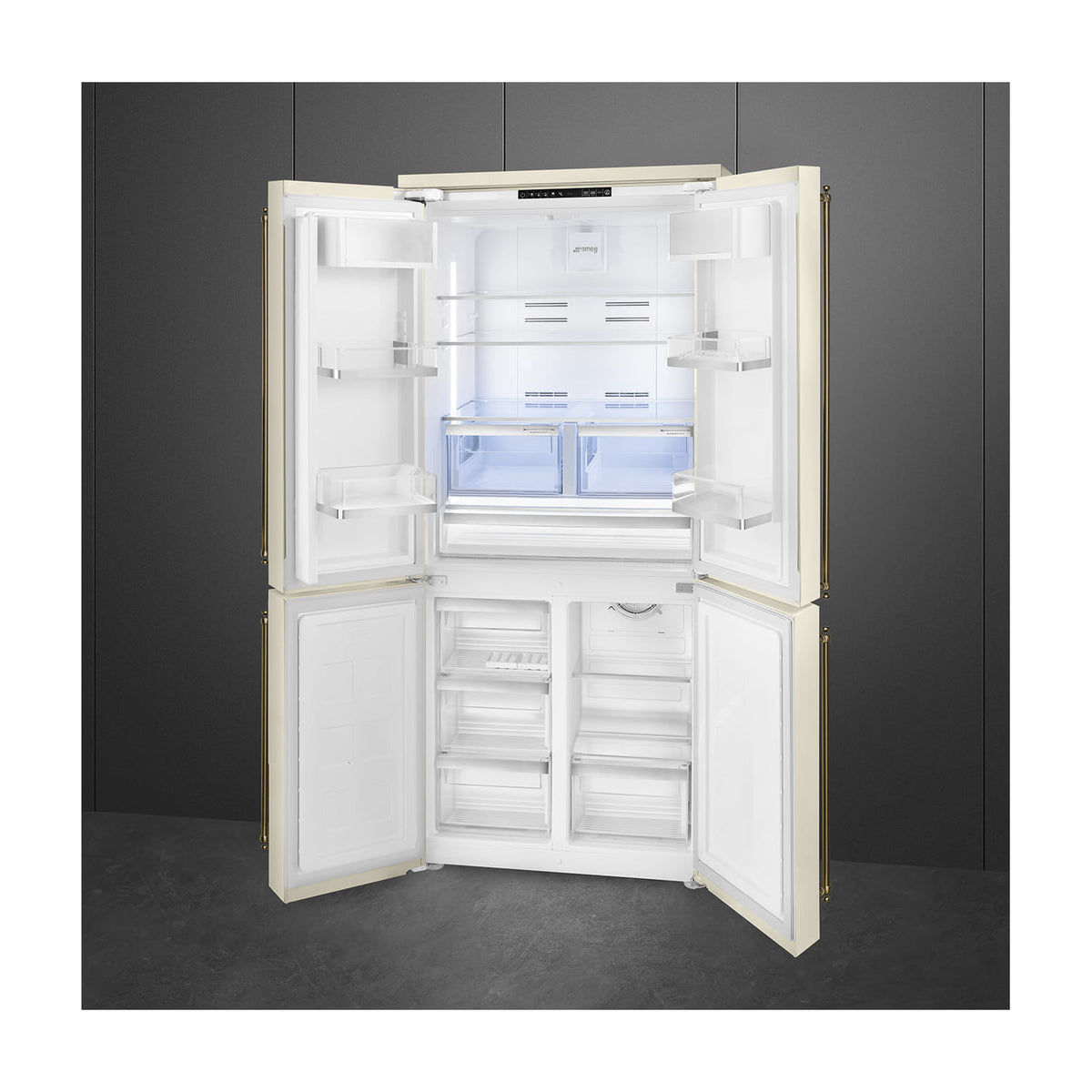 Frigorífico americano Smeg FQ60CPO6 de 4 puertas, Total No Frost