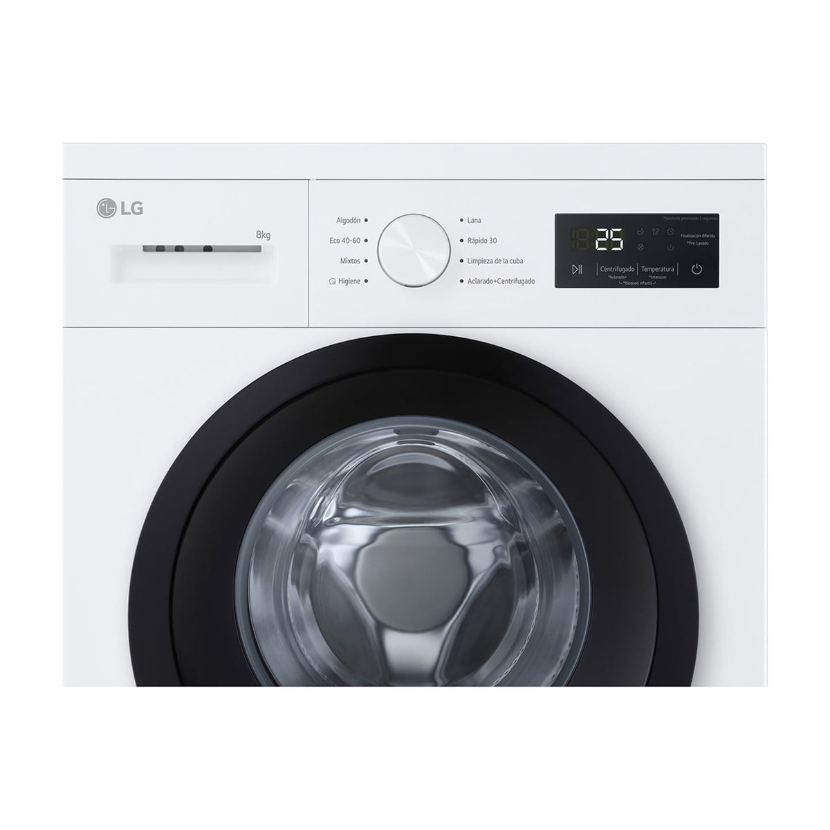 Lavadora LG F4A10S8NWK de 8 kg y 1400 rpm