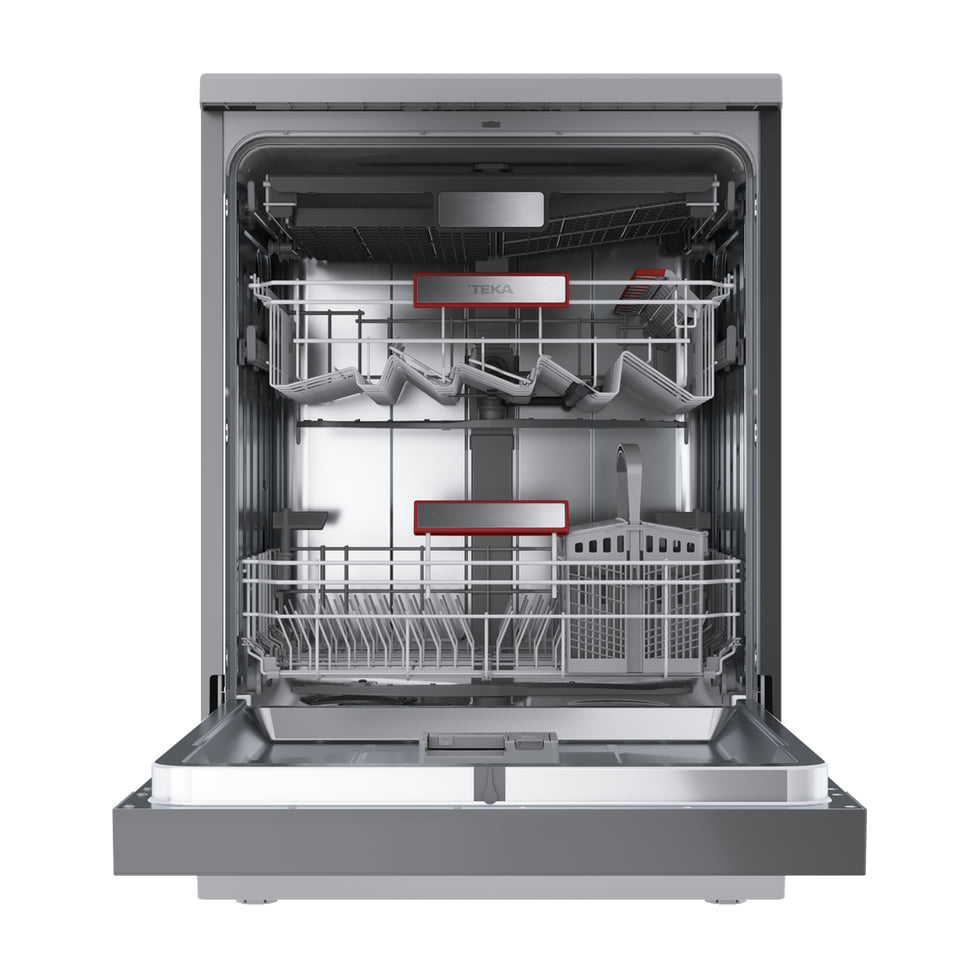 Lavavajillas Teka DFS 466BX inox, 16 cubiertos y clase B