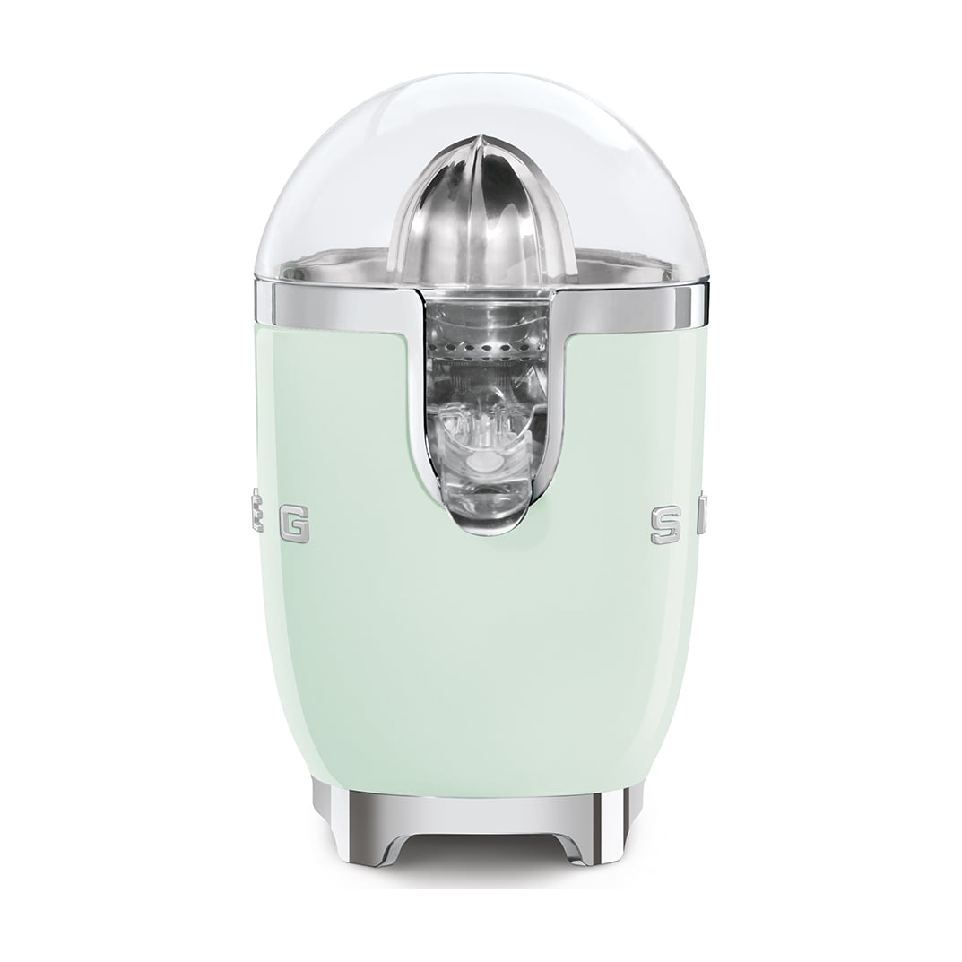 Exprimidor Smeg CJF11PGEU verde pastel, 70 W y cono universal