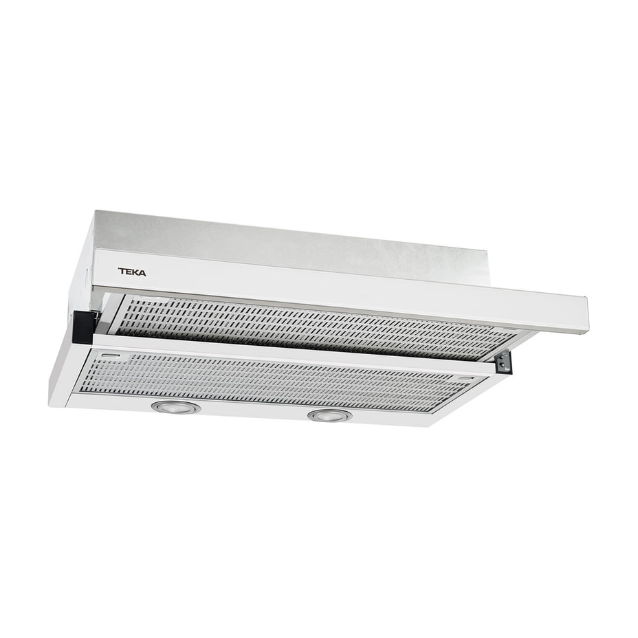 Campana telescópica Teka CNL 6400.2 WH blanca, 60 cm y LED