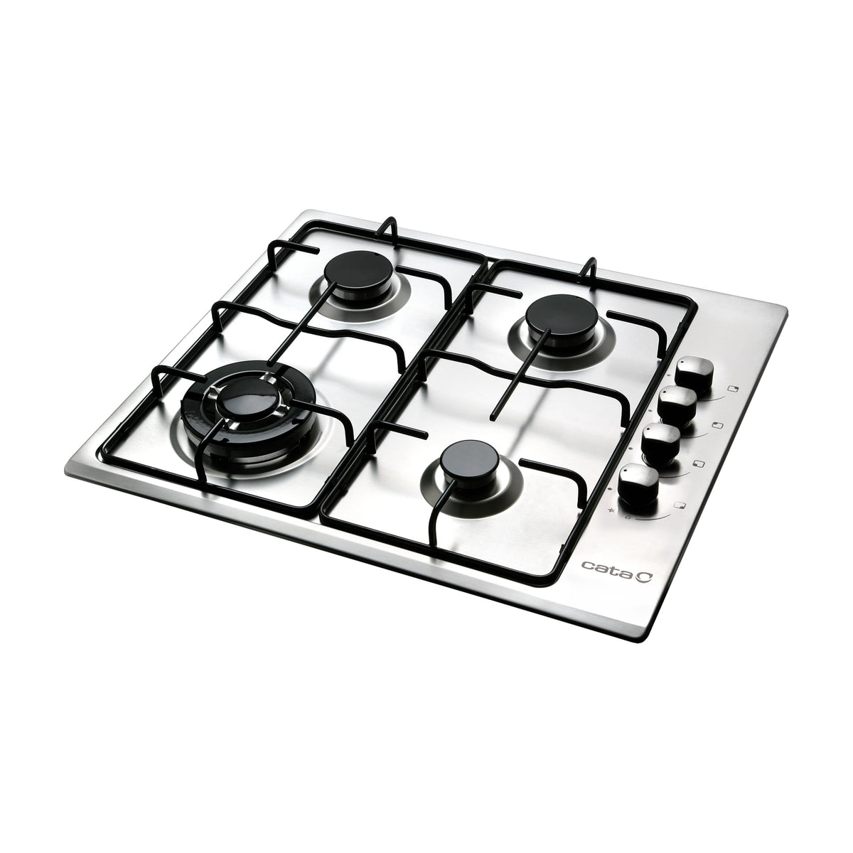 Placa de gas CATA GI 6031 X de 4 zonas, inox y 58 cm