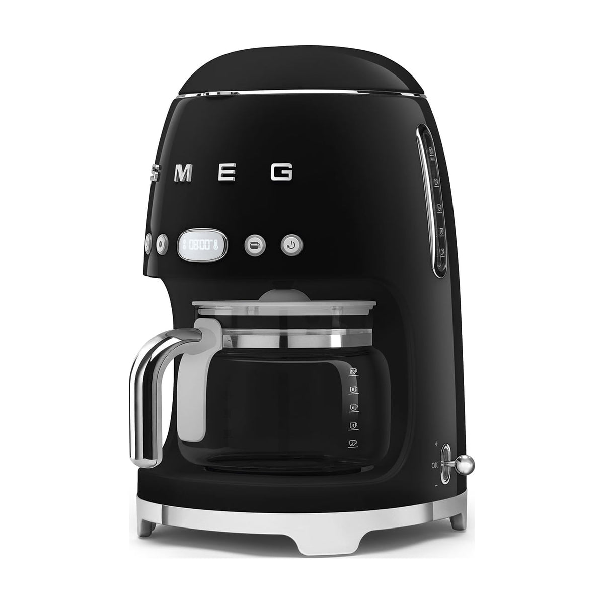 Cafetera de goteo Smeg DCF02BLEU, 10 tazas, negro