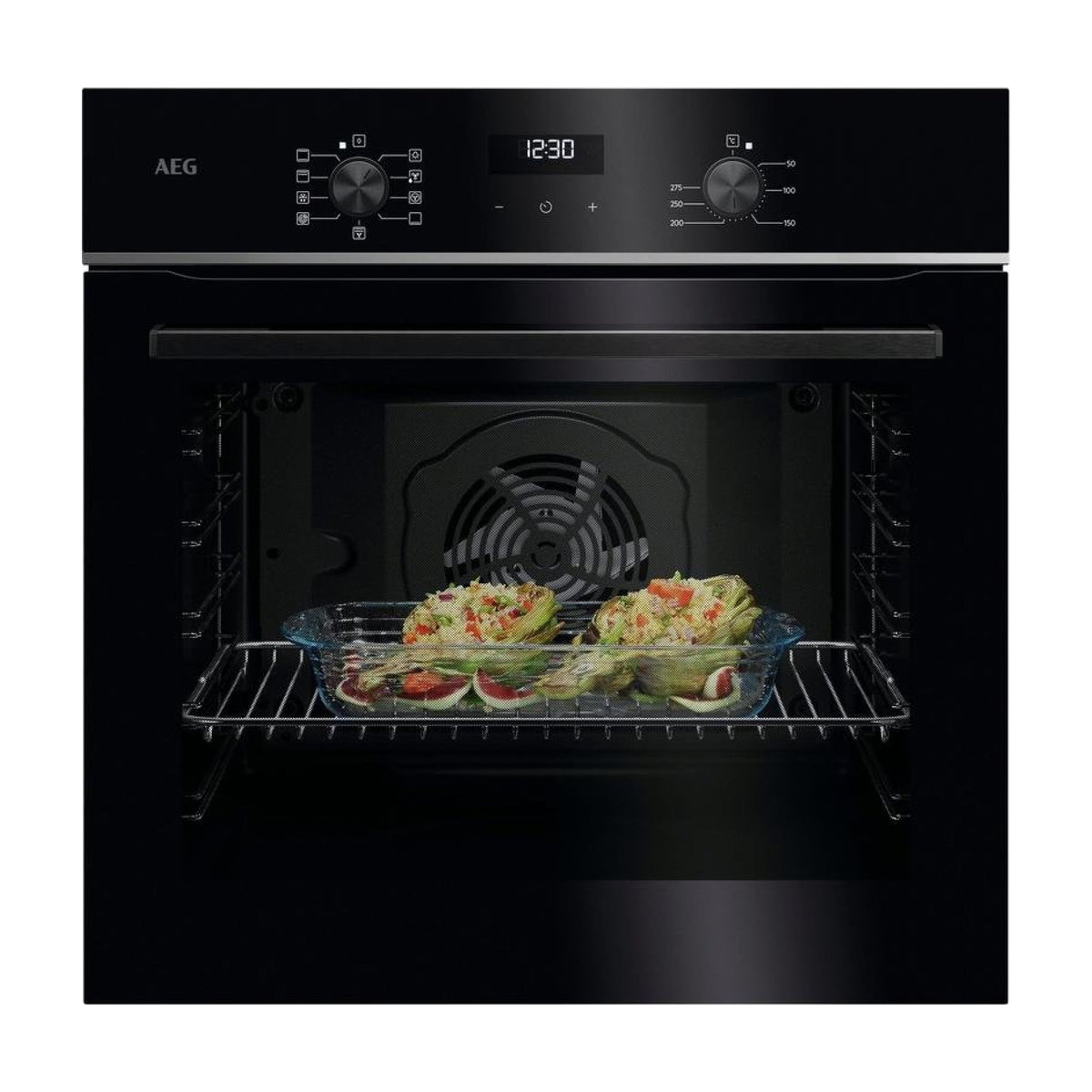 Horno multifunción AEG TU5AB21FSB de 72 l con limpieza AquaClean