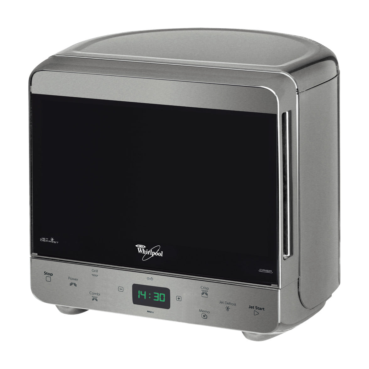 Microondas Whirlpool MAX 38/IX de 13 litros con grill y función Crisp