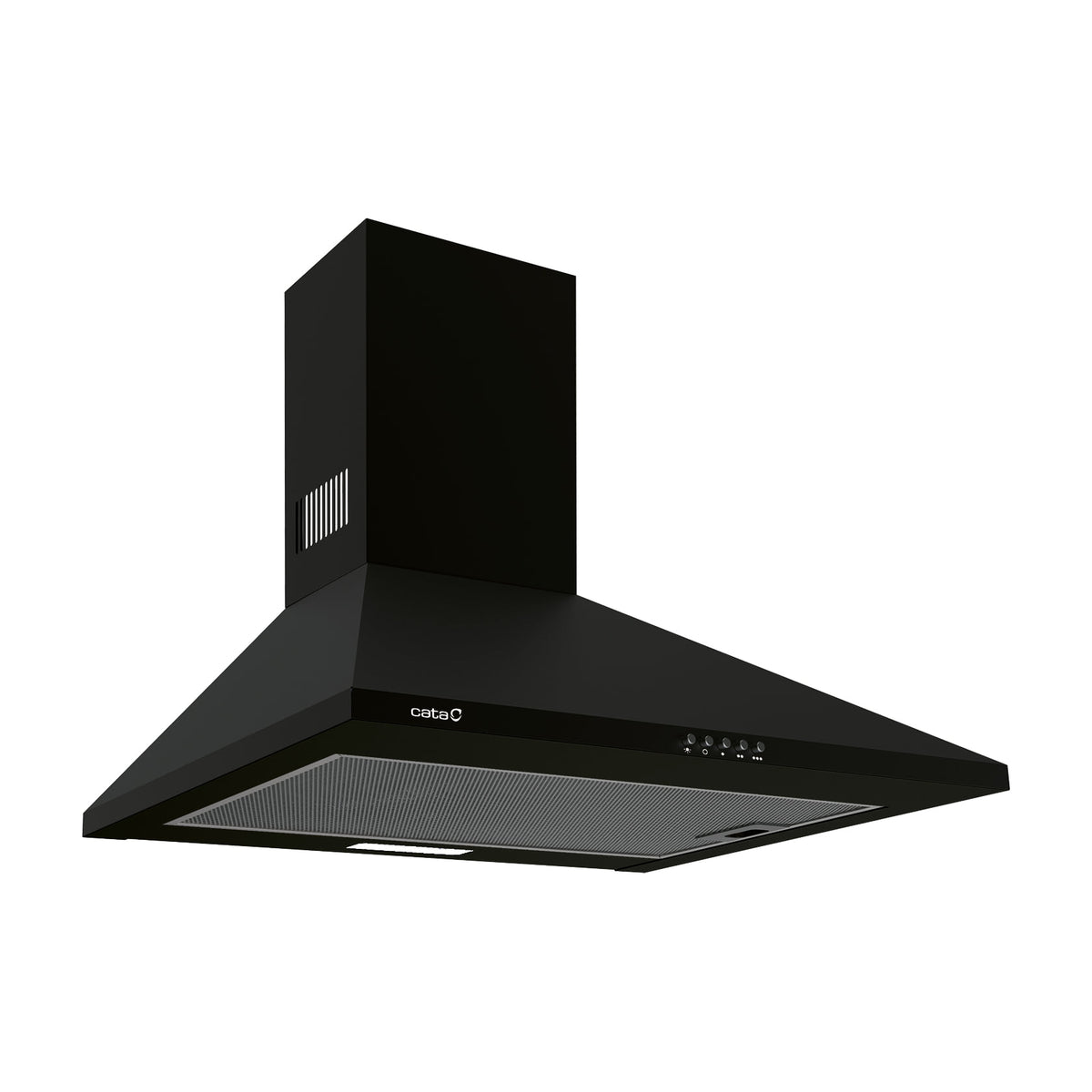 Campana decorativa CATA Omega II 600 BK de 60 cm, extracción de 645 m³/h