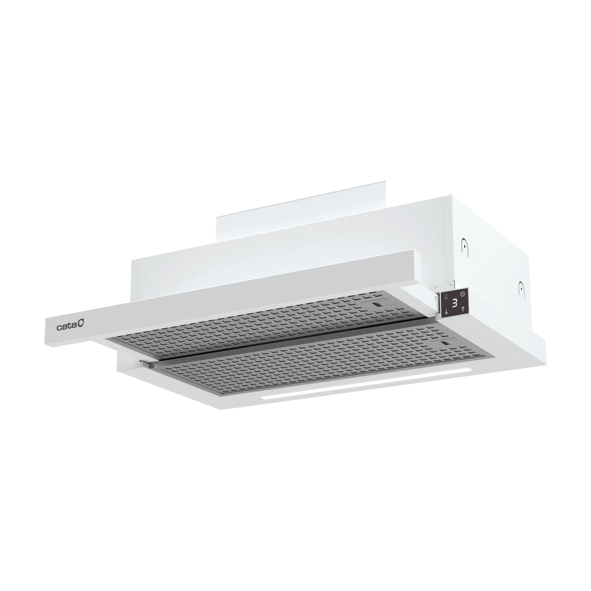 Campana telescópica CATA TFH 6830 GWH de 60 cm, cristal blanco