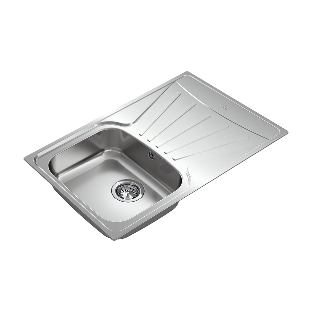 Fregadero Teka Starbright 45 E-XP 1C 1E de acero inoxidable con escurridor reversible