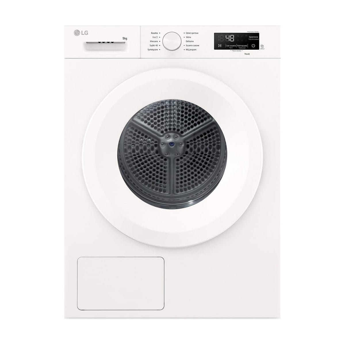 Secadora LG RHX1009NWH de bomba de calor, 9 kg y Wi-Fi