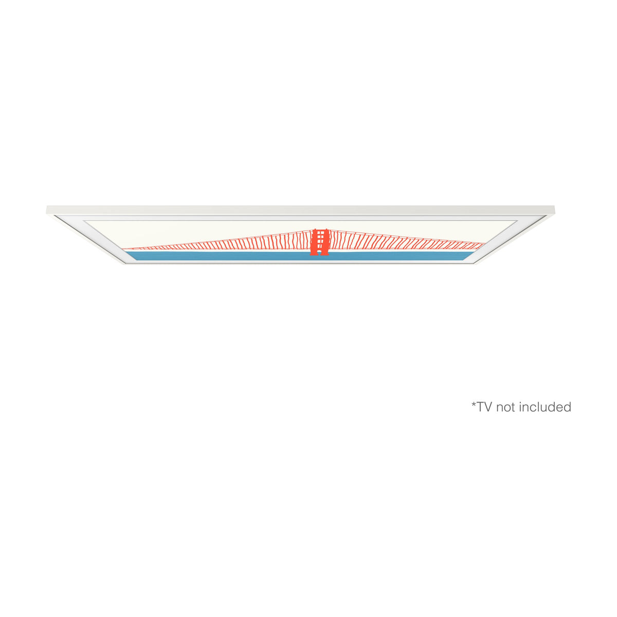 Marco para TV Samsung VG-SCFA43WTBXC blanco para The Frame de 43 pulgadas