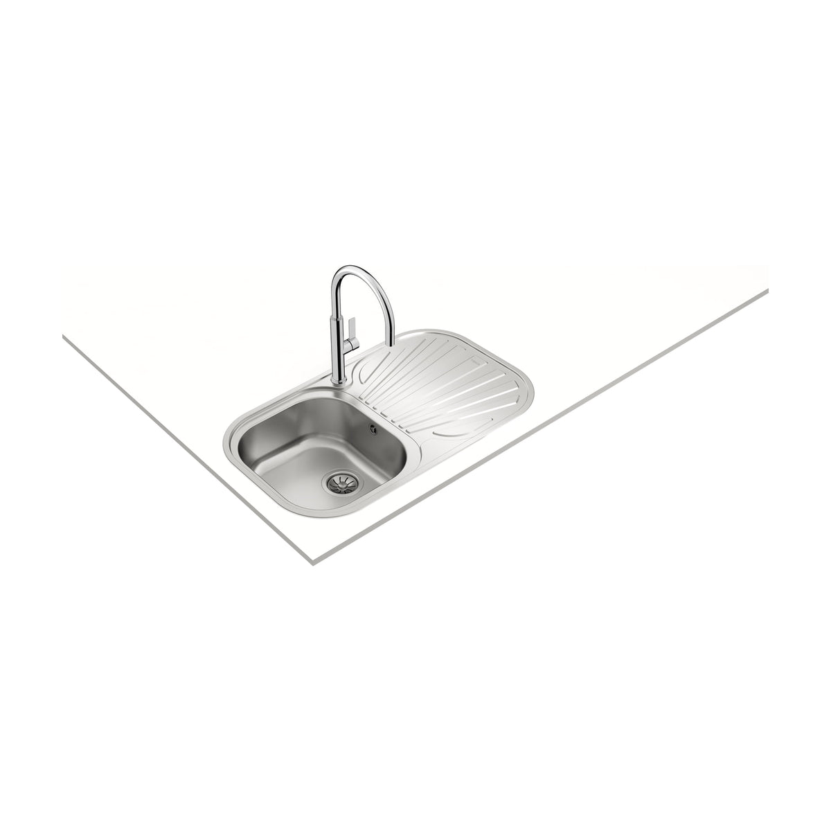 Fregadero Teka Stylo 1C 1E de inox con escurridor reversible