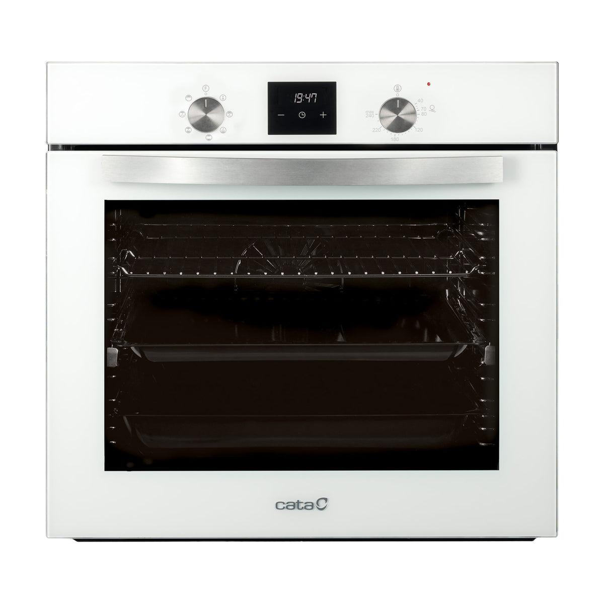 Horno multifunción Cata MDS 8007 WH, 80 litros, cristal blanco