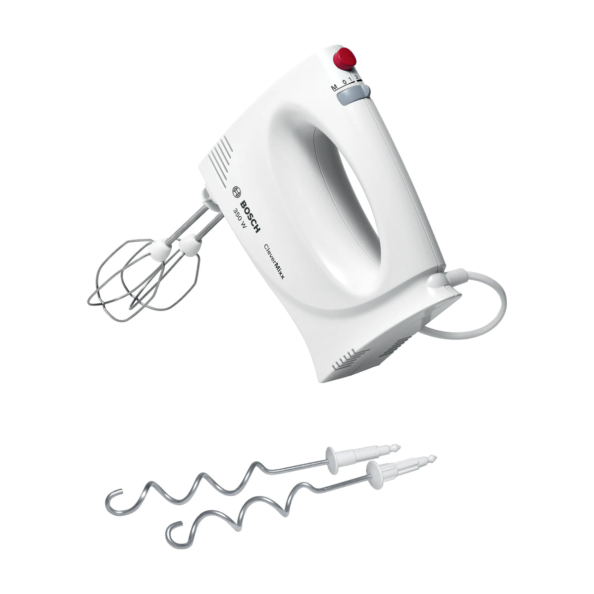 Batidora de varillas Bosch MFQ3030 CleverMixx, 350 W y 4 velocidades más turbo